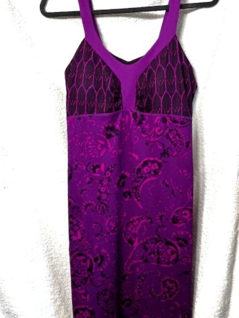 The North Face Cadence athletic performance dress in vibrant orchid paisley NWOT